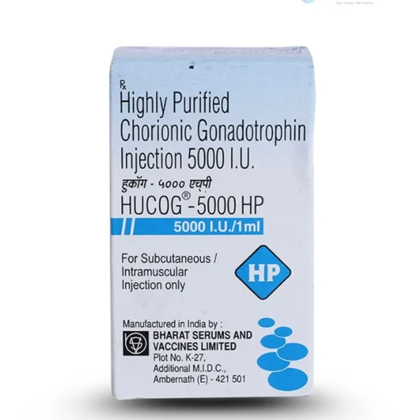 Highly Purifiedchorionic Gonadotrophin Injection 5000 I.U. HUCOG – 5000 HP